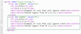 Edit rule attributes in XML