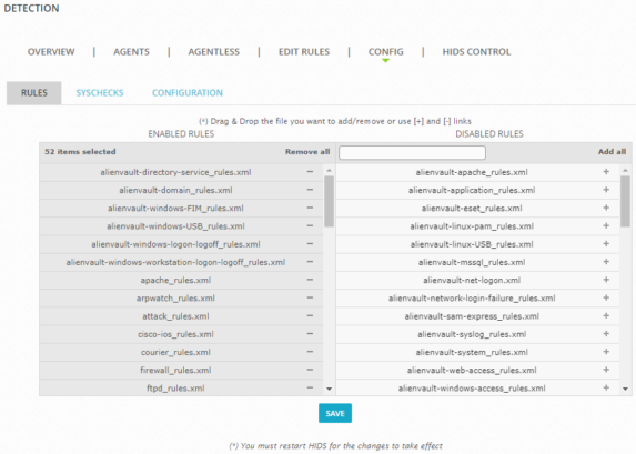 Enable/Disable <a href="/docs/Sheriff/HIDS">HIDS</a> rules in Sherriff CSM web UI