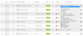 Right-click context menu providing options for event and alarm source and destination IP addresses