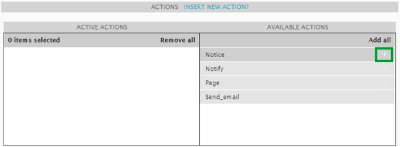 Policy Consequences section with send_email highlighted for Actions.