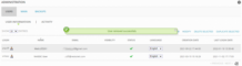 "User removed successfully" message in Sheriff CSM.