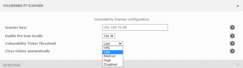 Main page with Vulnerability Scanner selected.